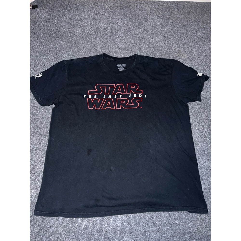 Star Wars Celebration Orlando 2017 The Last Jedi T-Shirt Mens 2X Black Cotton